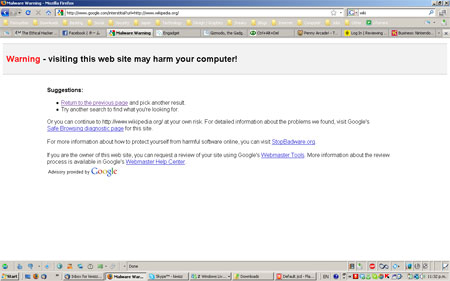 Wikipedia Malware